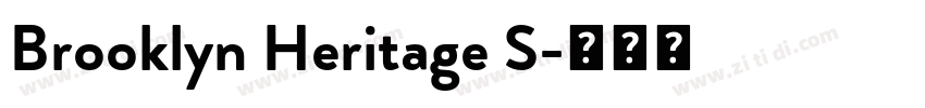 Brooklyn Heritage S字体转换